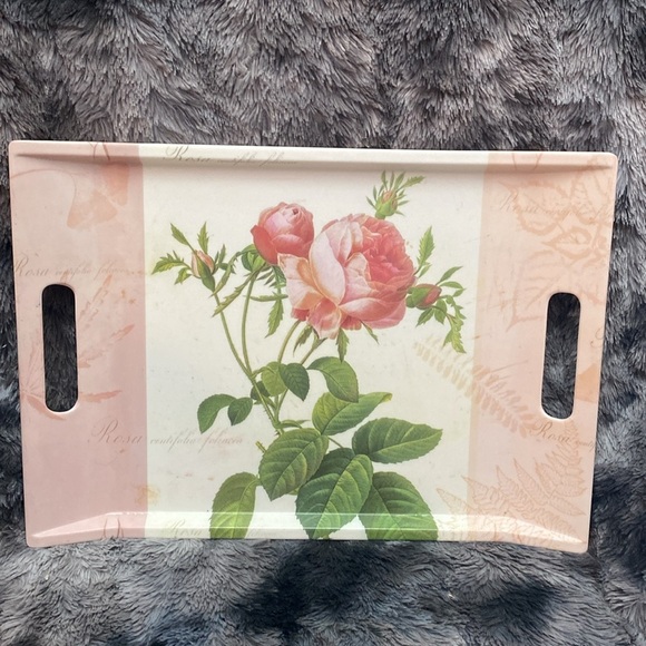 2  Melamine Handled Dinner TV
Lap Trays Roses Flowers Floral - Picture 6 of 16